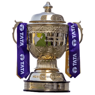 The coveted IPL trophy