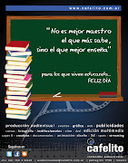 ¡Feliz día del maestro! Publicado por Cafelito Producciones (flyer dia del maestro )