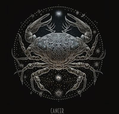 Artist rendering of the astrological Cancer.