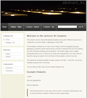 Column Template Free Download-HTML, CSS,JS