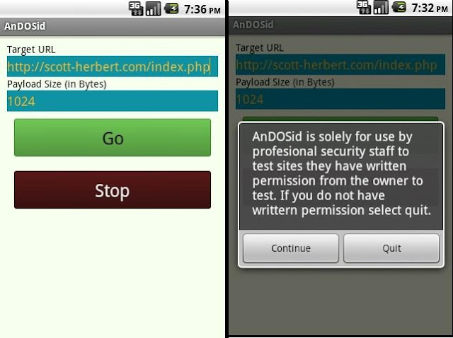 AnDOSid the DOS tool for Android