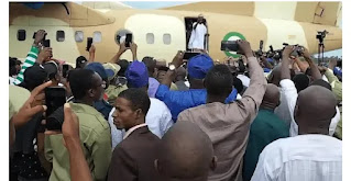 CELEBRATION EVERYWHERE AS FIRST AIRCRAFT LANDS AT EKITI AIRPORT