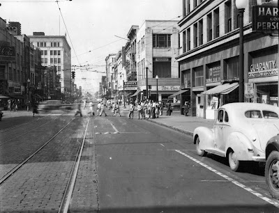 Photo of downtown Birmingham, 1940