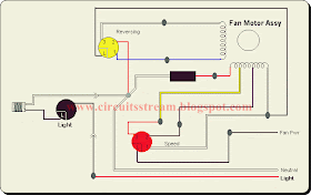 3rd Type of Ceiling Fan Circuit Diagram