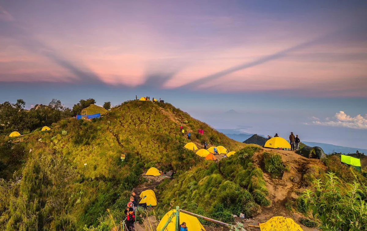 Campsite at Senaru Crater Rim