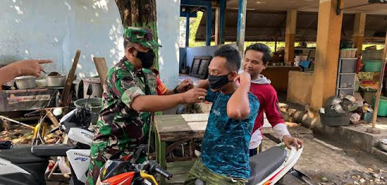 TNI gelar razia prokes