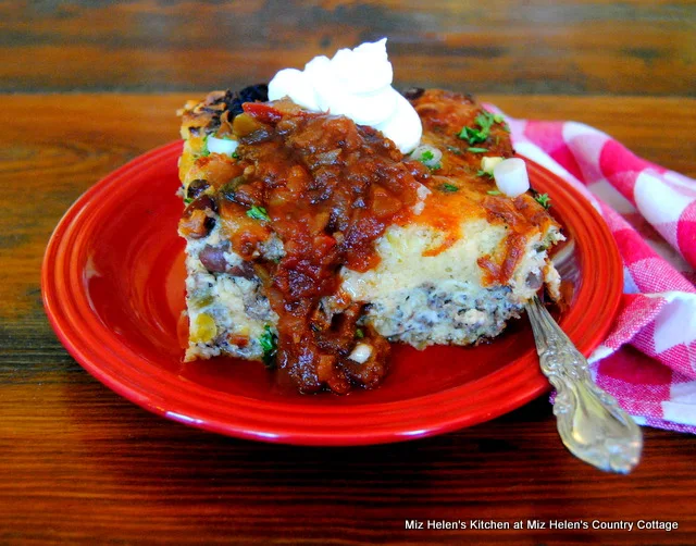 Tex Mex Brunch Casserole at Miz Helen's Country Cottage