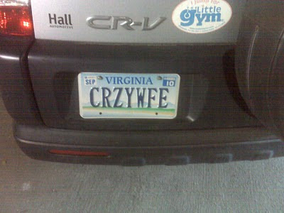 Crazy wives Based on the Little Gym sticker this person has obviously
