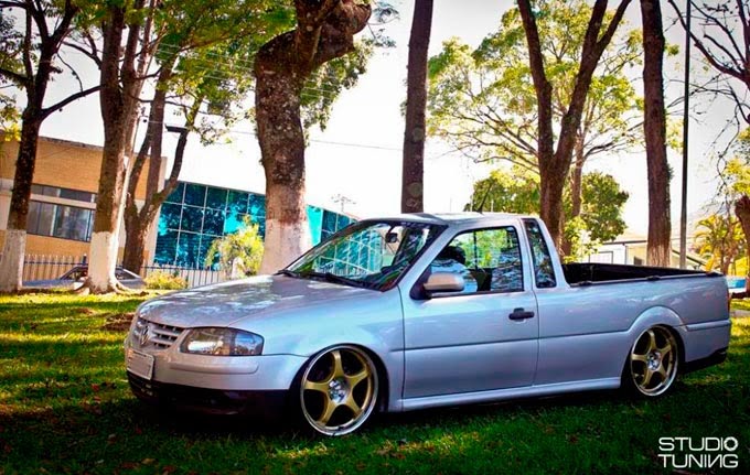 Saveiro G4 Rebaixada + Turbo + Rodas 18"