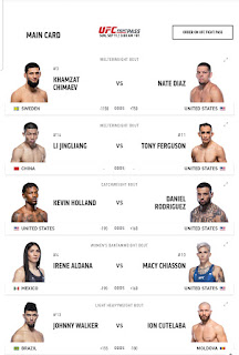 بث مباشر لنزال حمزة شيماييف ضد نايت دياز | UFC 279