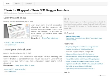 Thesis SEO Blogspot Template