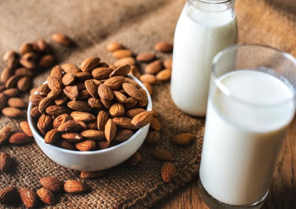 Is almond milk more healthier than soy milk? Pic of almond milk