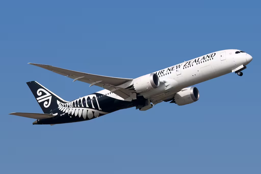 Máy bay Boeing 787 của hãng Air New Zealand.