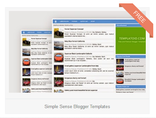 Simple Sense Blogger Template