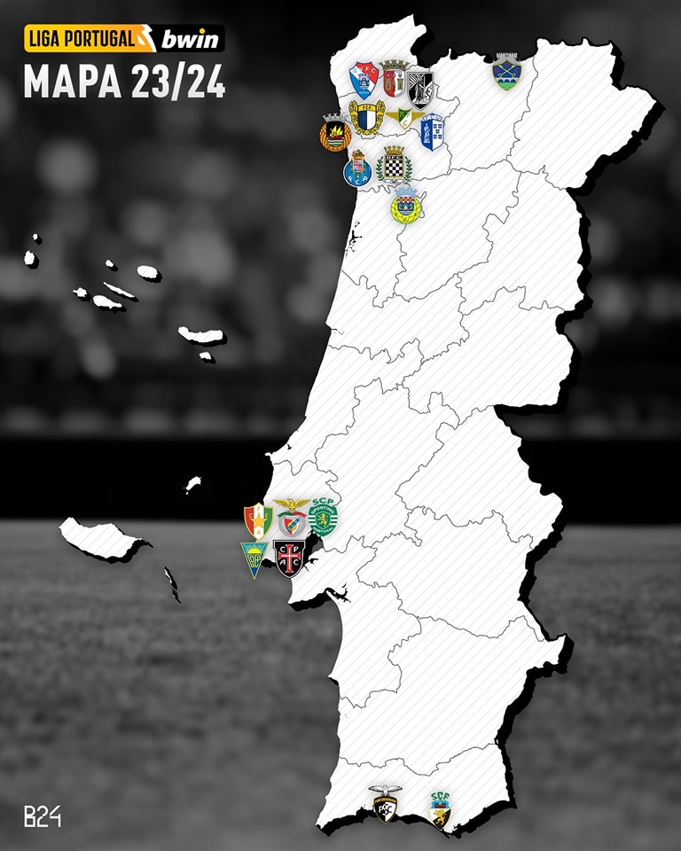 Mapa das equipas da Liga3 2021-22 : r/PrimeiraLiga