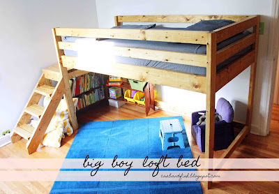 twin bed loft plans