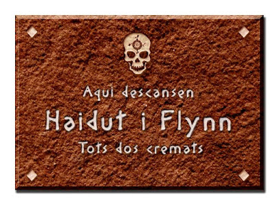 Aqui descansen Haidut i Flynn | Cremats tots dos