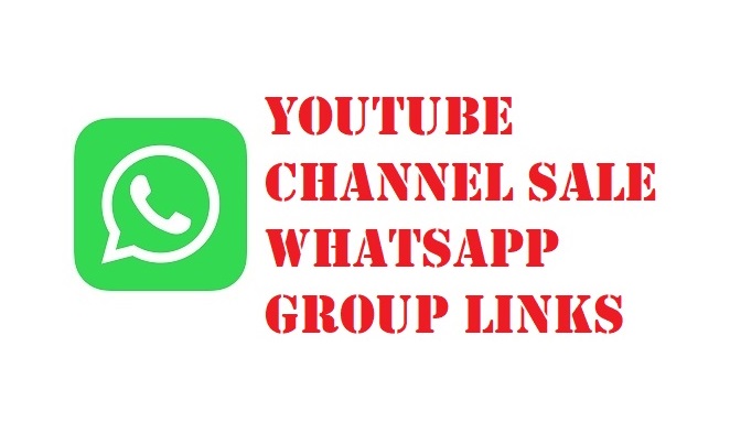 Youtube Channel Sale Whatsapp Group Links