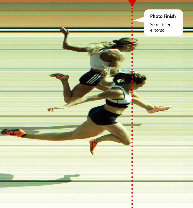 Este es el photo finish de la carrera que María Ignacia Montt le ganó a Isidora Jiménez por una centésima