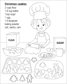 Nicole's Free Coloring Pages: Christmas cookies * coloring ...