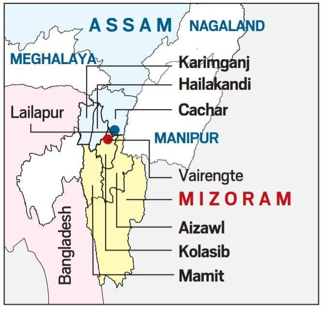 Assam & Mizoram Conflict 