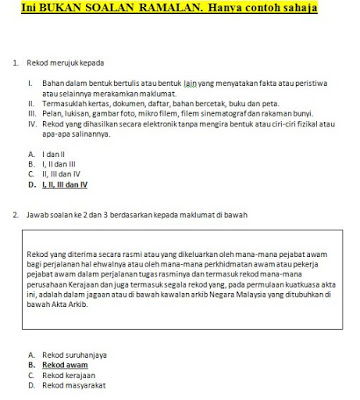 Contoh Soalan Pengetahuan Am Terkini - Selangor p