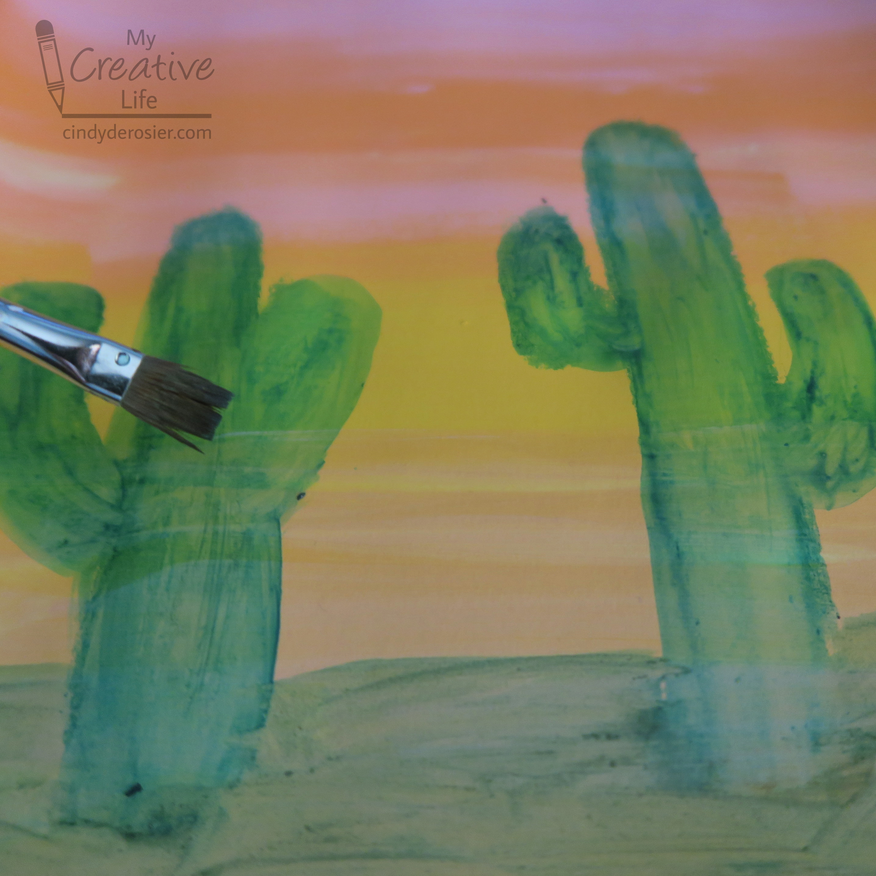 Cindy deRosier: My Creative Life: Trying Crayola Paint Sticks