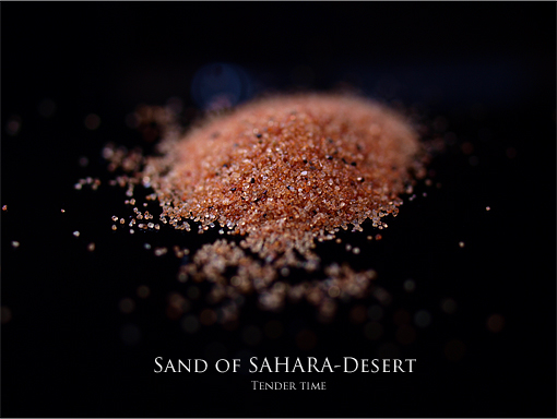 サハラ砂漠の砂 Sand of SAHARA-Desert モロッコ