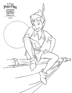 disney peter pan coloring pages for kids