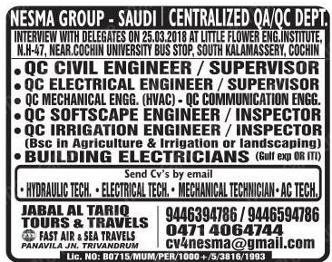 NESMA Group Saudi Arabia - Large Job Opportunities