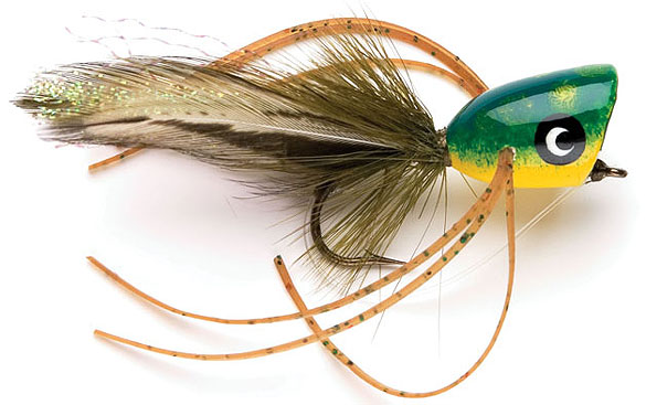 Bass poppers fly fishing