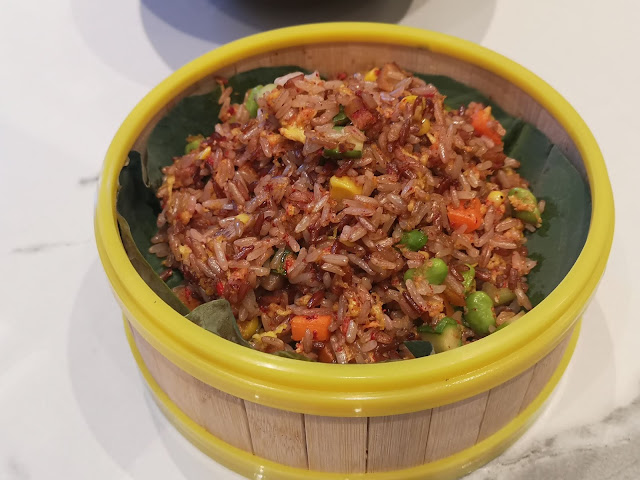 Stir-fried Brown Rice with Preserved Bean Curd