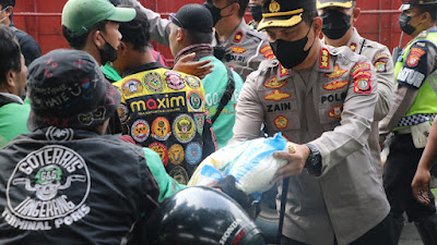 Sepekan Kenaikan BBM, 1.200 Paket Sembako Disalurkan Polisi di Kota Tangerang