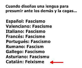 Feixisme , català , Cuando diseñas una lengua para presumir ante los demás y la cagas