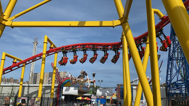 Phoenix Roller Coaster Turn Coney Island Amusement Park