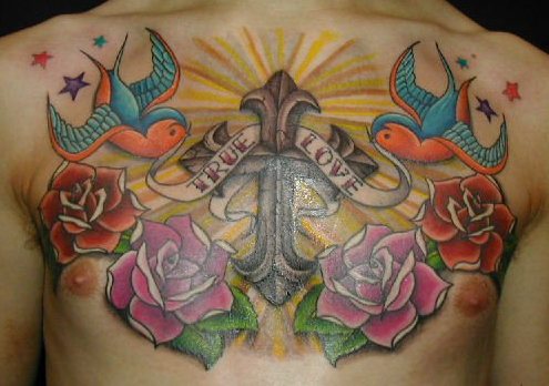 Chest Tattoos For Men Photo