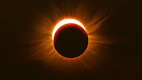 A partial solar eclipse is an astronomical phenomenon that occurs when the Moon passes between the Sun and the Earth, partially obscuring the Sun. This happens when the Moon is in its orbit between the Earth and the Sun.