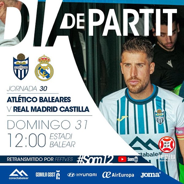 Ver en directo el Atlético Baleares - Real Madrid Castilla