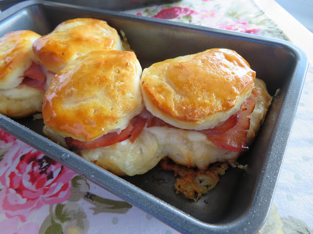 Honey Ham Biscuit Sliders