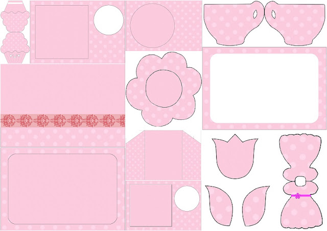Pink with Pink Polka Dots: Free Printables Invitations.