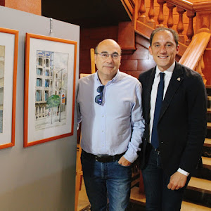 Exposició d&#39;aquarel.les a la Subdelegació del Govern de Lleida