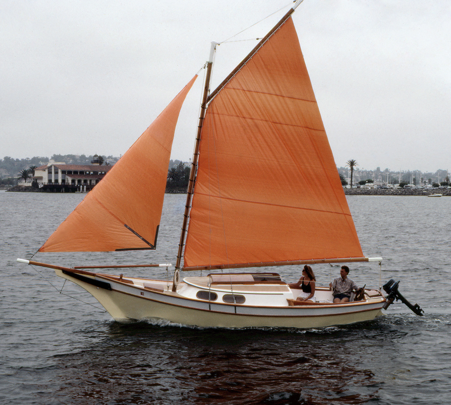 6 m whaler. a clinker built double ender in the