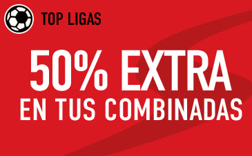 sportium SuperCombis Top Fútbol: Hasta un 50% más 17-20 septiembre