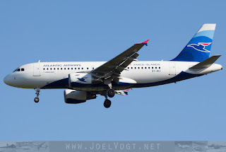 Airbus A319 of Atlantic Airways from the Faroe Islands