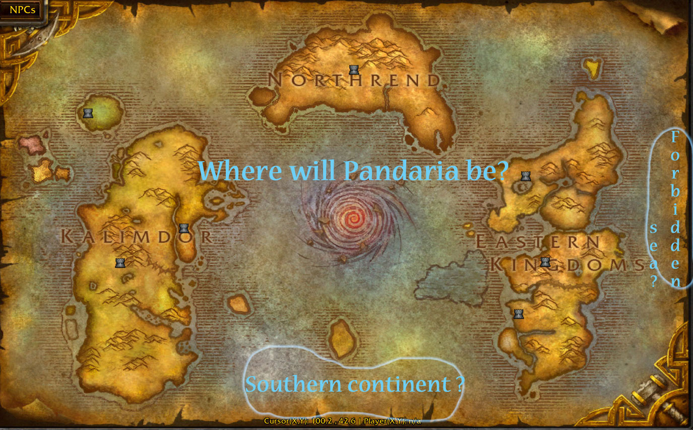 Mists of Pandaria Map