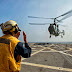  Indian Navy Kamov Ka-28 Lands On An US Navy Warship 