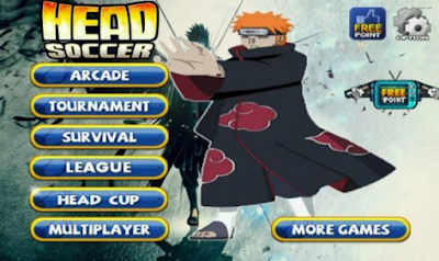 Download Head Soccer Mod Naruto Apk + Data
