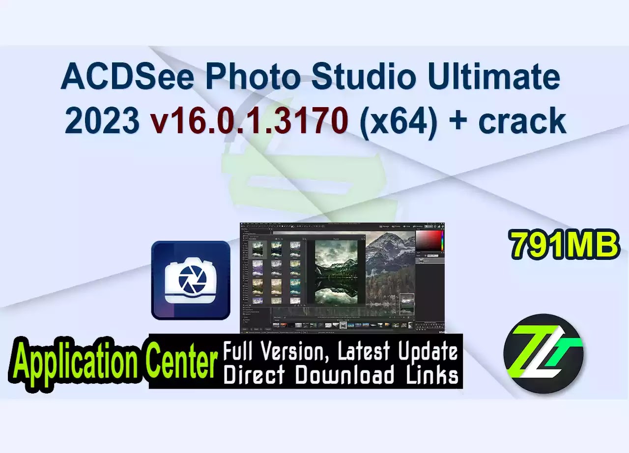 ACDSee Photo Studio Ultimate 2023 v16.0.1.3170 (x64) + crack