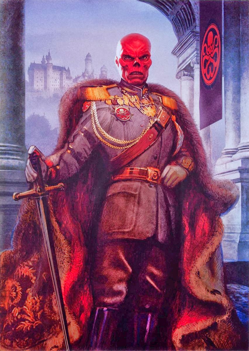 Red Skull Comic Character