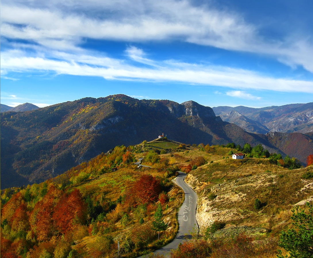 Beautiful Eastern Europe: Christ chapel Rhodope mountains Bulgaria